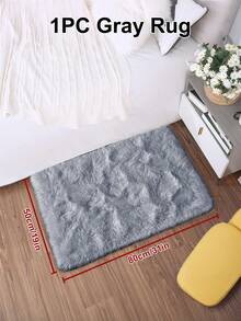 1pc Rug, Area Rug, Living Room Rug, Bedroom Rug, Room Decor, Solid Color Soft Modern Indoor Large Shaggy Rug For Bedroom Living Room Dorm Room, Fall Decor, New Year Winter Warm Decor, Halloween Gifts, Bedroom Decor, Christmas Decoration, Home Decorative Non-Slip Plush Fluffy Area Rugs Girl Pink Comfy Floor Carpet - 彩色 - 查看 34