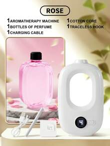 AOYI 可充电智能香薰机，自动定时香薰机，适用于酒店、卧室、浴室、空气清新剂和除臭剂