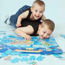 1 Box-72 Piece Wooden Puzzles For Kids Ages 3+ Dinosaur Puzzle, Map Of The World, Children's Floor Puzzle, Jigsaw Puzzle For Kids Ages 3-6 8-10 Teens, Preschool Educational Puzzles For 4 5 6 7 8 9 Years Old Boys Girls Children, EASTER Toys Gifts - Jisgaw - View 7