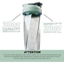 HELIMIX 2.0 Vortex Blender Shaker Bottle Holds Upto 28oz |   No Blending Ball Or Whisk |   USA Made |   Portable Pre Workout Whey Protein Drink Shaker Cup |   Mixes Cocktails Smoothies Shakes |   Top Rack - 作為 - 查看 5