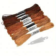 8/56pcs Embroidery Floss Gradient 8/56 Colors, Colorful Stitches, Embroidery Thread, Cross Stitch Thread, Unique Style, Sewing Thread, Craft Twisted Thread, Meet Your Various Color Needs