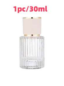 1pc100ml/50ml/30ml大容量便捷香水喷雾瓶高档化妆品分装瓶竖条纹螺口香水空瓶 - 彩色 - 查看 13