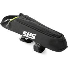 SLS3 Aero - Bolsa de bicicleta de tubo superior, pequeña, estable y segura para carreras de TT y triatlón, accesorios de tres y ciclismo, diseño de perfil bajo premium que reduce la resistencia - Negro - - Ver 3