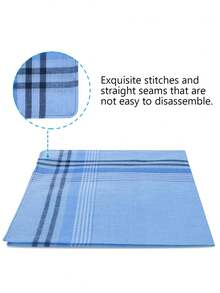 Men's Handkerchiefs, 12 Pack Gents Hankies, Men Premium Handkerchiefs Cotton White Pocket Square Hanks For Men Women