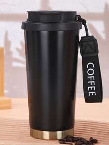 كوب عازل مصنوع من الفولاذ المقاوم للصدأ عالي الجودة، تصميم بسيط لكوب القهوة/المياه