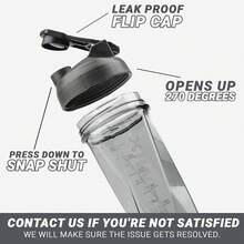 HELIMIX 2.0 Vortex Blender Shaker Bottle Holds Upto 28oz |   No Blending Ball Or Whisk |   USA Made |   Portable Pre Workout Whey Protein Drink Shaker Cup |   Mixes Cocktails Smoothies Shakes |   Top Rack - Graphite - 查看 6