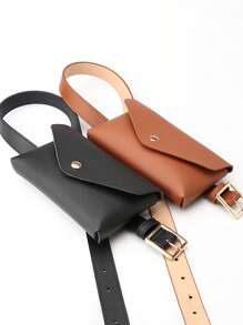 2pcs Women's Belts, Versatile And Women's Belts, Paired With Skirts, Women's Belts, Mini Waist Bags, Summer And Autumn Waist Accessories, Ideal Halloween, Christmas Gifts, Fashionable Mobile Phone Bags For Outings, Wallets