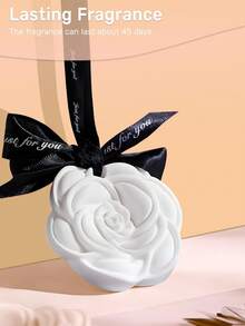 6 件持久香味陶瓷石，汽车、衣柜、橱柜、浴室空气清新剂，男女通用薰衣草香味礼物（随机悬挂绳）