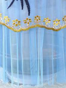 2pcs/Set Embroidered Lace Water Dispenser Cover Household Accessory Set,Bag,Organizer,Storage - Pink - View 11