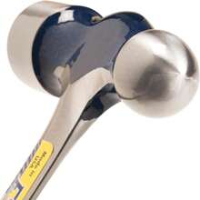 ESTWING Ball Peen Hammer - 8 Oz Metalworking Tool With Forged Steel Construction - E3-8BP, Blue - ColorA - View 2
