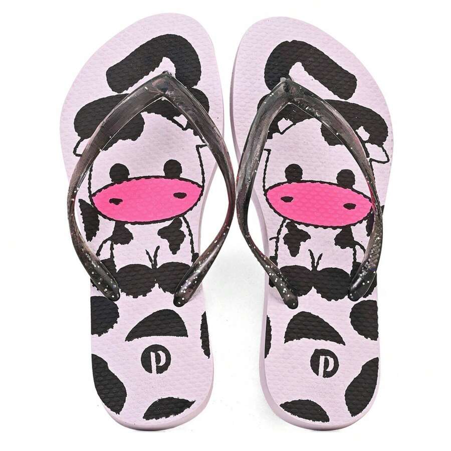 Comfortable Soft Women's Flip Flops - 白牛 - 查看 1