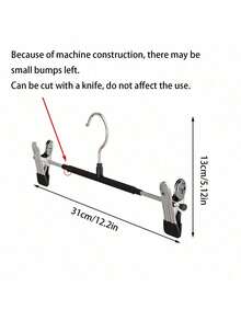 5/10/20件防滑裤架，裤架夹，裙架夹，家用多功能简约防滑衣架 - 彩色 - 查看 5