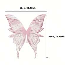 1pc Halloween Cosplay Role Play Decor Photo Prop Butterfly Performance Prop Fairy Butterfly Wings