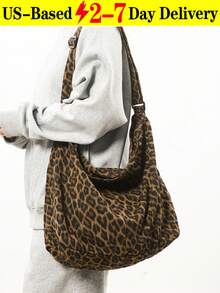 Women's Large Canvas Tote Bag For Everyday - Adjustable Crossbody Shoulder Strap,Travel Essentials,School Supplies , Halloween,Outdoor Camping Hiking Adventure Versatile Tote Bag, Spacious Oversized Carryall Purse (Washed Black, Camo, Leopard Print Yellow & Green) | Street Style, Edgy Boho Chic | Fast USA Shipping 2-7 Days, School, Short Trip, Storage Crossbody Bag - 彩色 - 查看 12