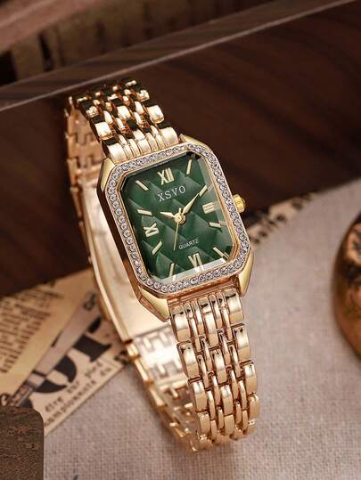 1pc Minimalist Roman Numeral Dial Stainless Steel Strap Quartz Watch, Suitable For Birthday, Back To School, Vacation, Halloween Gifts