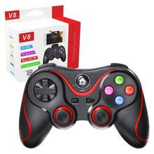 V8 Wireless Bluetooth Joystick Controller For PC, Rechargeable Gamepad For Android, IOS, And Windows, Ideal For Mobile Games - Black - View 7
