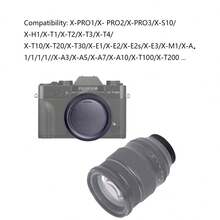 1pc (Body Cap + Lens Cap) For Nikon F Mount, Nikon Z Mount, Canon RF Mount, Canon M Mount, Canon FD Mount, E Mount, A Mount, Minolta MD Mount, Olympus OM Mount, Pentax K Mount, Fujifilm X Mount And Other Digital Cameras, High-Quality ABS