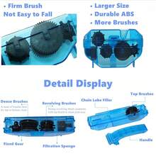 1pc/4pcs Set Bike Chain Cleaner Bicycle Cleaning Tool Durable ABS Brush Tool Set For Drivetrain Gear Cassette And Sprockets Chain Cleaner For Mountain Bike Road Bike BMX And Motorcycles, Cycling Accessories