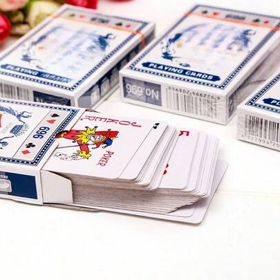 Autumn Peony Thick Poker Cards Creative Thickened Playing Cards Entertainment Playing Cards Playing Cards