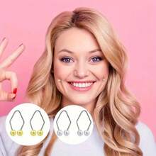 Dimple Makers Effortless Facial Dimple Trainer Easy To Wear Enhancer Facial Beauty Tools For Women Creative Body Accessories - Màu tím - Xem 10