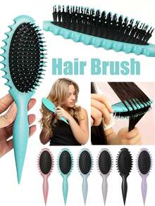 Hair brushes-EU Lược uốn tóc chuyên nghiệp 2025, tạo kiểu tóc xoăn, gợn sóng và xoắn ốc hoàn hảo - không bị xơ rối, mượt mà và dễ chải, tạo kiểu tóc chuyên nghiệp như ở salon. - Nhiều màu - Xem 6