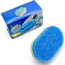 New Style Cleaning Brush For Bathroom Kitchen Bathtub Toilet Cleaner All Purpose Shower Sponge Scrubbing Brush With Ergonomic Handle Good Quality Exquisite And Convenient. - ZK05 - View 8