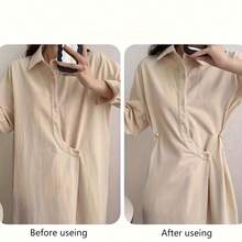 2pcs Pearl Jeans Ankle Clip, Chest Anti Light Needle, Anti Stepping Slipper Buckle, Pants Length Adjuster - Multicolor - View 5