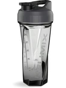 HELIMIX 2.0 Vortex Blender Shaker Bottle Holds Upto 28oz |   No Blending Ball Or Whisk |   USA Made |   Portable Pre Workout Whey Protein Drink Shaker Cup |   Mixes Cocktails Smoothies Shakes |   Top Rack - Graphite - 查看 1