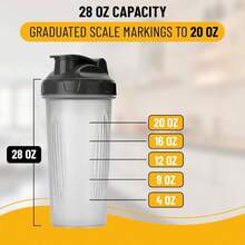 - Shaker Bottles Protein Mixes, 28 Oz, Shaker Bottle With Wire Whisk Ball, Protein Shaker Bottle, Shaker Cup, Protein Shaker, Protein Shake Bottle, Bottle Shaker, Shake Bottle - 1 包 + 透明 1 - 查看 4