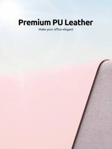 Leather Desk Pad, Office Desk Mat, Large Mouse Pad, Writing Board, Office Desk Blotter, Black, White, Purple, Pink, Gray, Green, Blue Non-Slip PU Leather Imprint, Laptop Pad, Waterproof Writing Mat For Office And Home Gaming Mouse Pad Desk Accessories Office Supplies Office Desk Accessories Mousepad Mouse Pad For Desk - Multicolor - View 9