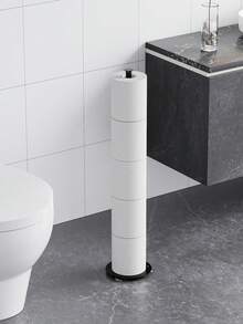 Freestanding Toilet Paper Holder - Bathroom Storage Rack, Holds 5 Spare Toilet Paper Rolls, Bathroom Accessory