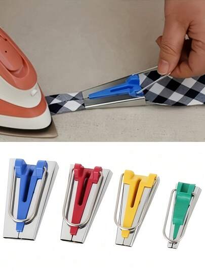 1/3/5 Stück Stoff Schrägband Maker Bindewerkzeug für Quilten Nähen 6mm/12mm/18mm/25mm Handwerk DIY Patchwork Spezial Kantenvorrichtung