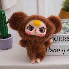 Muñeca de peluche de conejo de dibujos animados 3D, colgante de muñeca de dopamina, regalo de cumpleaños - Multicolor - Ver 5