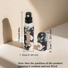 X Milania 1pc 5ml New Butterfly Lovely Printed Perfume Bottle, Small Portable Travel Bottom Direct Filling Spray Bottle, Delicate Spray, Spray Evenly, A Variety Of Print Models To Choose From, Spray Bottle Can Be Reused, Bottom Fill Perfume Design, Carry Around Anytime, Anywhere Use, A Variety Of Styles, Suitable For Use On Various Occasions, For Girlfriend, Friends, Mother, Women's Perfume Spray Bottle - Multicolor - View 6