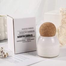 1pc/2pcs 5.5oz Black Soy Wax Candle Jar With Bow Ribbon Gift Box, English Pear & Freesia Scented Candle, 1pc White/Orange/Pink/Black/Purple Wooden Wick Glass Jar Candle, Long Burning Time, No Candle Holder Needed, Suitable For Home Decor, Holiday Decoration, Birthday, Bedroom, Wedding, Dining Table, Best Friend Gift, Women Gift, Winter Gift, Christmas Decoration