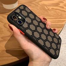 Black Carbon Fiber Design Protective Case For Apple 16, 15, 14, 13, 12, 11, 8,, XR, XS, Pro,, And Plus, With Latex Transparent Matte Surface And Soft TPU Material. - 混合顏色 1 - 查看 6