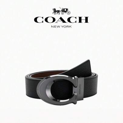 Men's Belt Harness Buckle Cut To Size Reversible Belt, 38 Mm