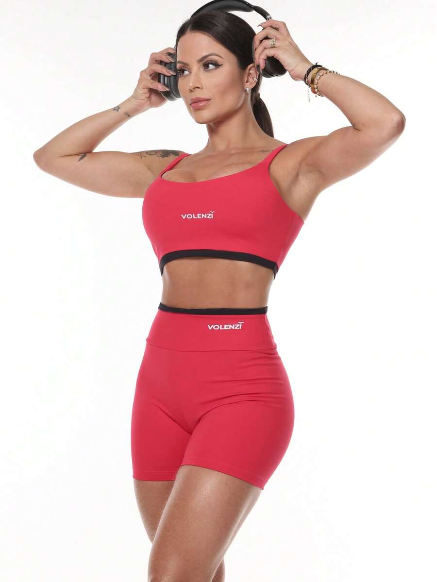 Duo Shorts - Style And Performance! - 玫紅色 - 查看 1