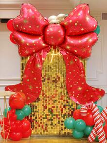 1pc Giant 68-Inch Red Bow Shaped Foil Balloon, For Bow Decor, Valentine's Day, Anniversary, Valentine's Decoration, Birthday Party, Wedding, Photo Shoot Decor, Princess Birthday Party Decor, Bridal Shower, Photography Prop, Anniversary, New Year Decoration - Multicolor - View 7