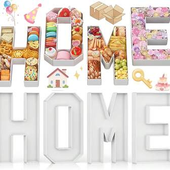 26 个字母数字 0-9 9.06 英寸/23 厘米 2025 纸板可填充托盘、毕业派对装饰、巧克力糖果纸杯蛋糕容器、单身派对、酒吧和 KTV 氛围、毕业、万圣节、圣诞节、BOO、XMAS、婚礼、生日派对、除夕、母亲节、复活节、单身派对返校用品礼物