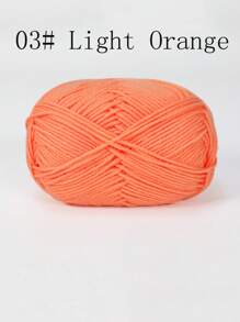 1/3 件 4 股腈纶蓬松纱线，50 克/条，混色钩针纱线，钩针，牛奶状纱线，DIY 手工，钩针纱线，玩偶纱线，创意钩针服装，帽子，围巾，毛毯 - 彩色 - 查看 15