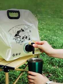 Water Storage Bag | Flexible Water Bottle 8L | Leak-Proof Storage Bag With Adjustable Tap Outdoor Hydration System For Hiking Travel Cycling Backpack Car Sports Fishing Picnic - Multicolor - View 8