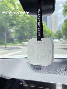 6 件持久香味陶瓷石，汽车、衣柜、橱柜、浴室空气清新剂，男女通用薰衣草香味礼物（随机悬挂绳）