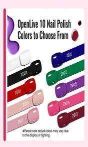 OpenLive 10ml Nude Pink Nail Polish Set 6 Colors Brown Red Purple All Seasons Neutral Color Quick Dry Nail Polish Set For Women Salon DIY Nail Art - 杏色 - 查看 3