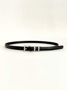 1 Stück klassischer, schwarzer, legerer, retro-französischer, eleganter Taillenriemen, Herbst/Winter Mode Accessoire, geeignet für Lässig Hosen, Kleider, Röcke, Alltag, Schule, Arbeit, Party, Date