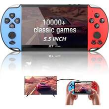 X12 Plus 5.5 Inch Handheld Game Console With 10,000 Classic Retro Games - 2個單位 - 查看 6