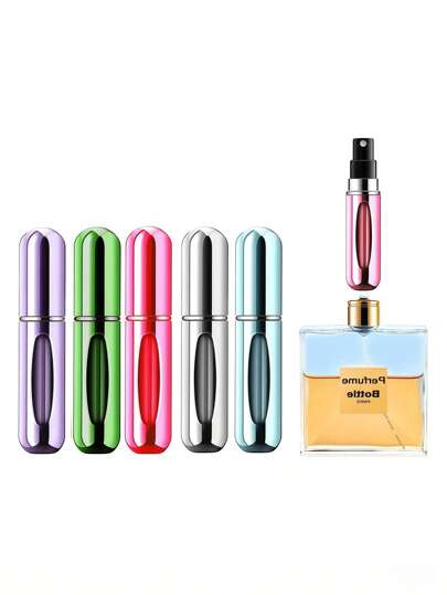 3pcs Refillable Travel Perfume Atomizer Bottles, Reusable Small Spray Bottles, Portable Mini Perfume Sprayer For Trips, Vacation And Outdoor Activities, Suitable For Women And Men