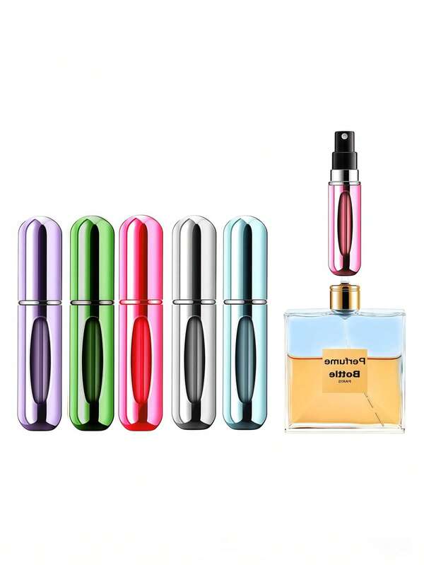 3 piezas de botellas atomizadoras de perfume recargables para viajes, botellas pulverizadoras pequeñas reutilizables, mini vaporizador de perfume portátil para viajes, vacaciones y actividades al aire libre, adecuado para mujeres y hombres