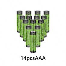 YHUNPOW 1.2V Ni-MH uppladdningsbara batterier, kompatibla med AA och AAA, högpresterande, hållbara, långvariga, mångsidiga, snabbladdning, lång livslängd