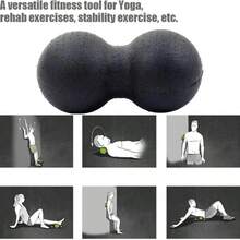 Rolo de Massagem de Ioga, Bola de Amendoim, Bola de Fáscia, Bola de Massagem para Relaxamento Muscular, Bola de Preensão Manual, Massagem nos Pés, Bola de Reabilitação do Pescoço para Aliviar a Dor Muscular e da Fáscia